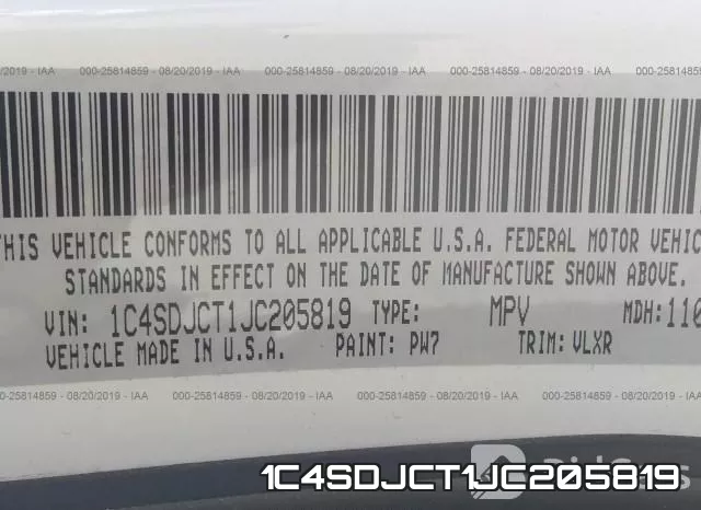 1C4SDJCT1JC205819