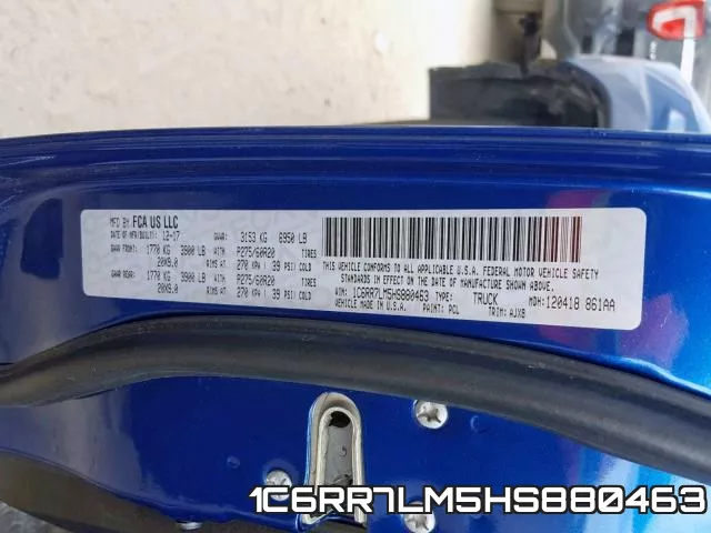 1C6RR7LM5HS880463