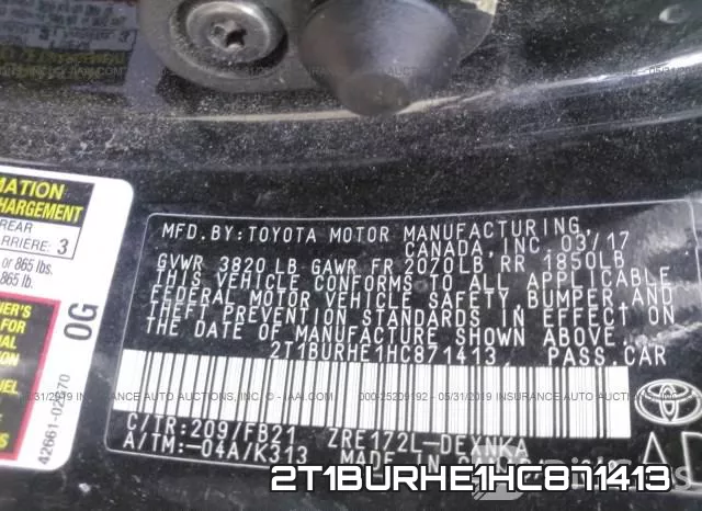 2T1BURHE1HC871413