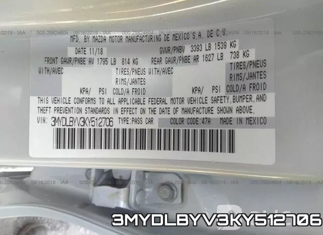 3MYDLBYV3KY512706