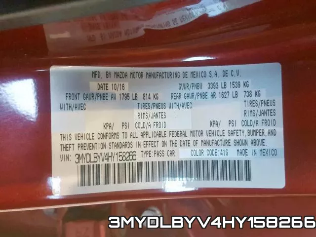 3MYDLBYV4HY158266