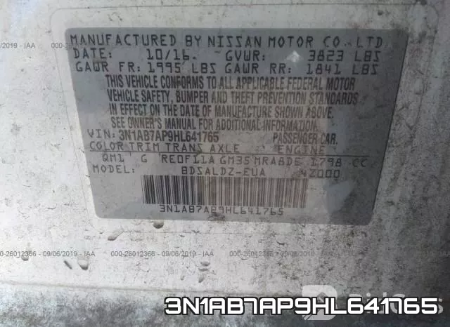 3N1AB7AP9HL641765