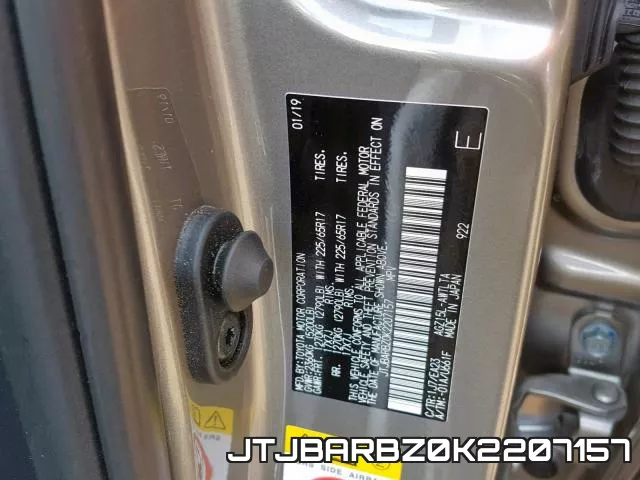 JTJBARBZ0K2207157
