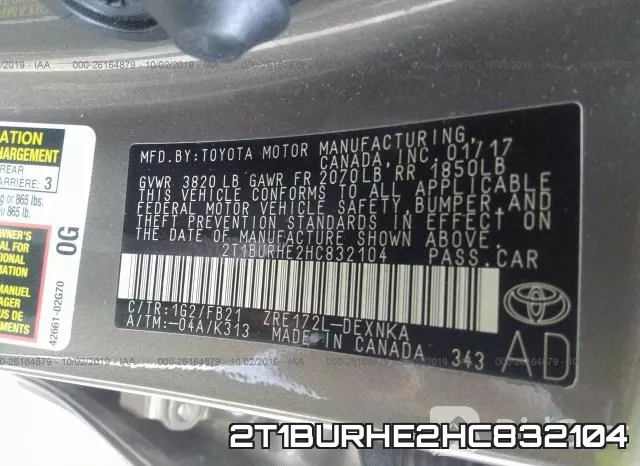 2T1BURHE2HC832104