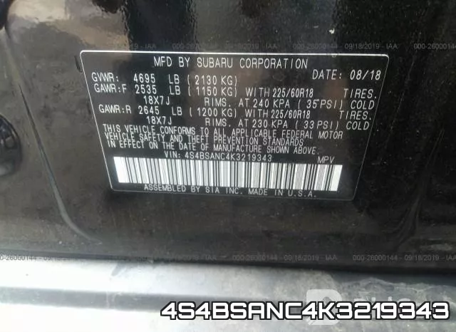 4S4BSANC4K3219343