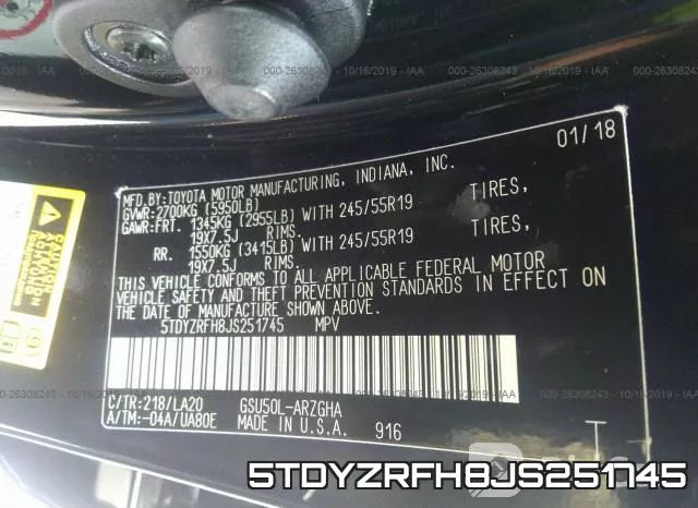 5TDYZRFH8JS251745