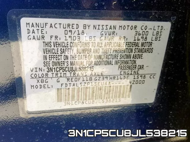 3N1CP5CU8JL538215