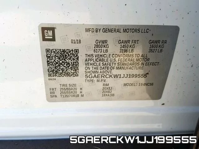 5GAERCKW1JJ199555