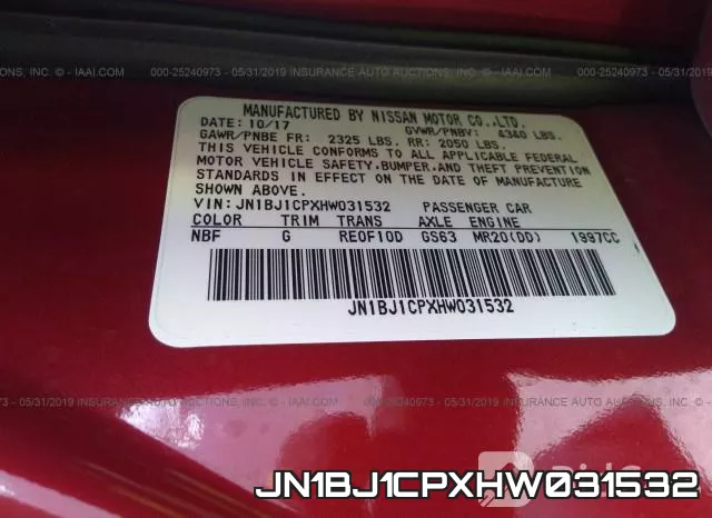 JN1BJ1CPXHW031532