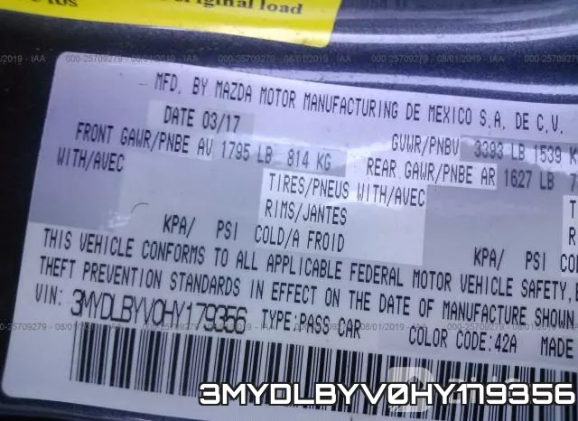 3MYDLBYV0HY179356