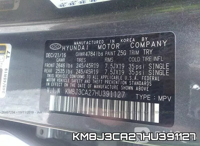 KM8J3CA27HU391127