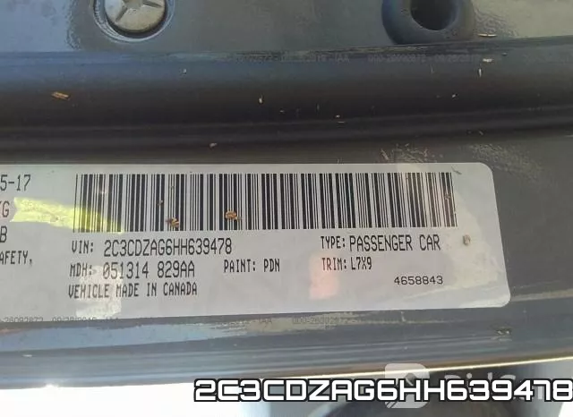 2C3CDZAG6HH639478