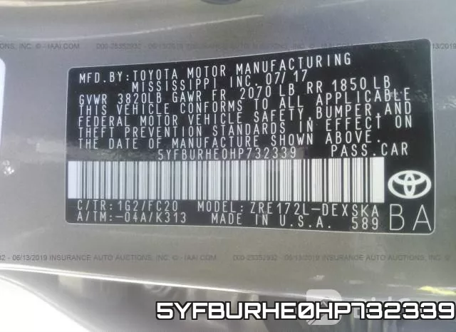5YFBURHE0HP732339