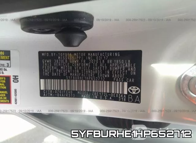 5YFBURHE1HP652712
