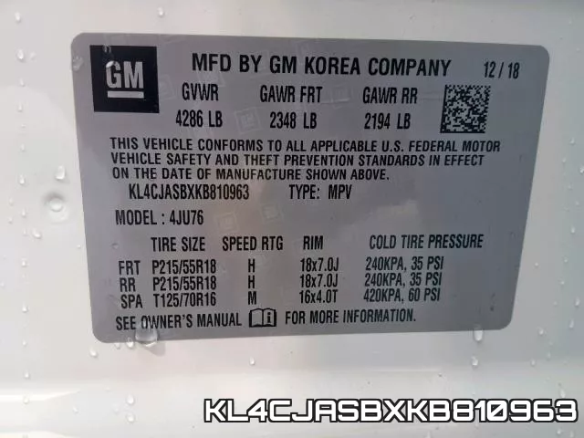 KL4CJASBXKB810963