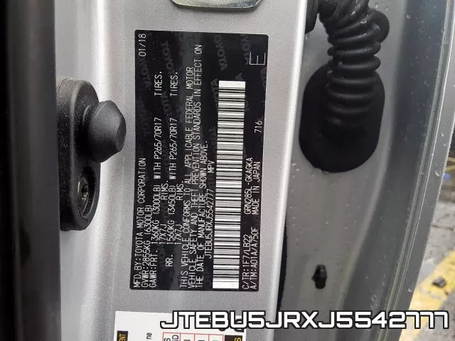 JTEBU5JRXJ5542777
