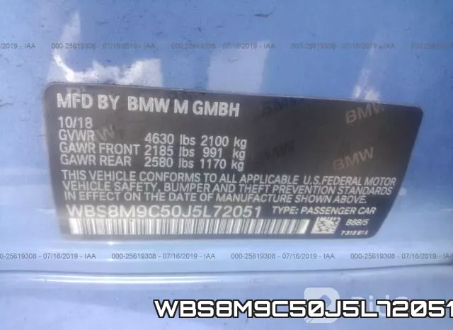 WBS8M9C50J5L72051