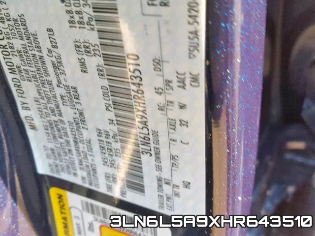 3LN6L5A9XHR643510