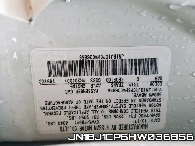 JN1BJ1CP6HW036856