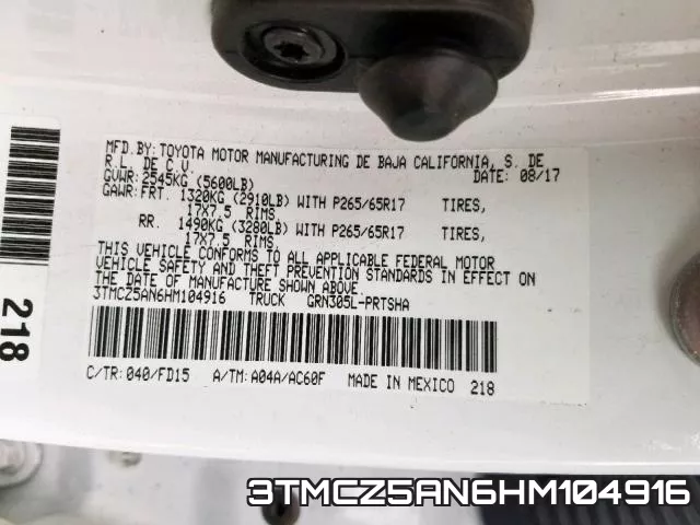 3TMCZ5AN6HM104916