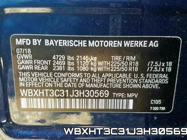 WBXHT3C31J3H30569