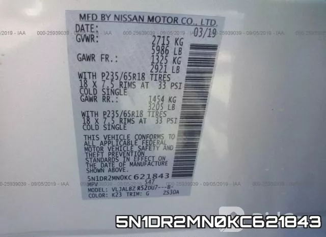 5N1DR2MN0KC621843