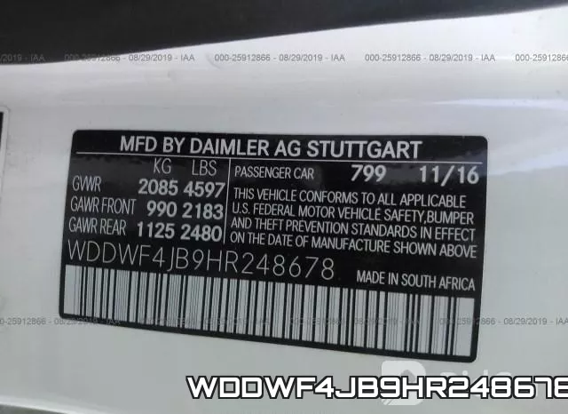 WDDWF4JB9HR248678