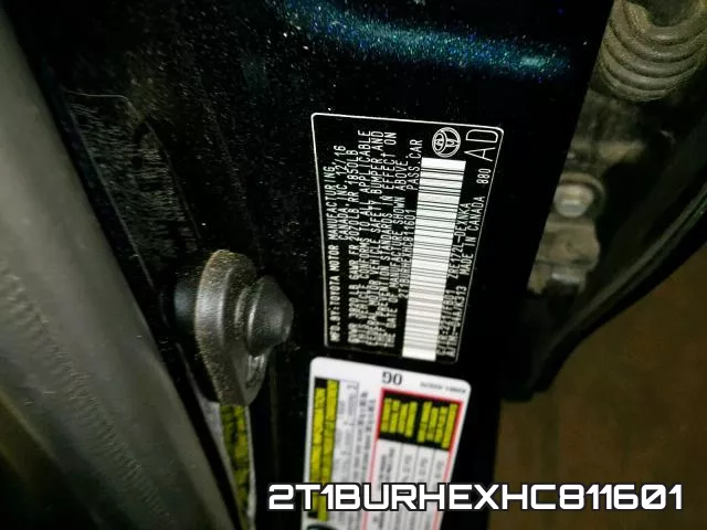 2T1BURHEXHC811601