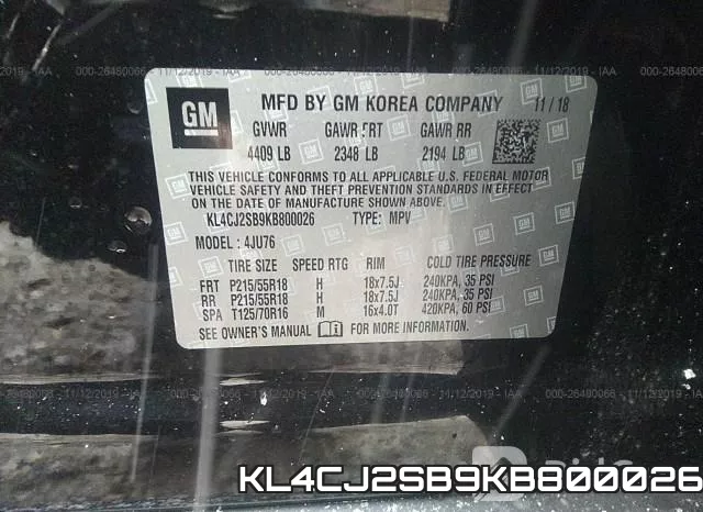 KL4CJ2SB9KB800026