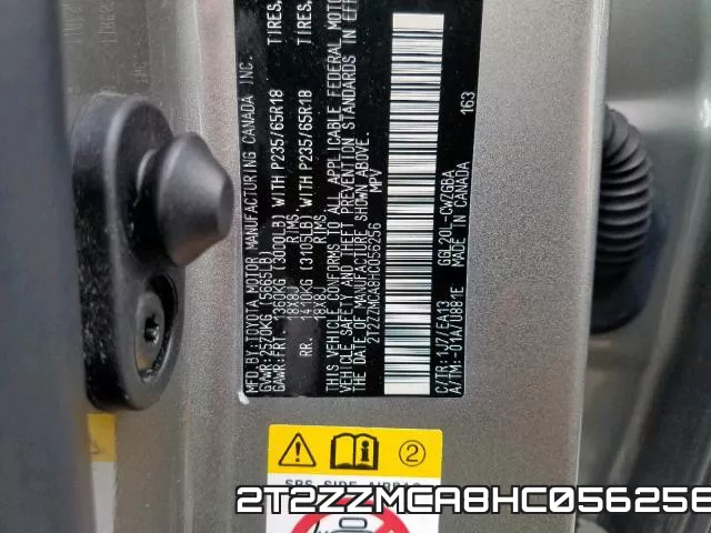 2T2ZZMCA8HC056256