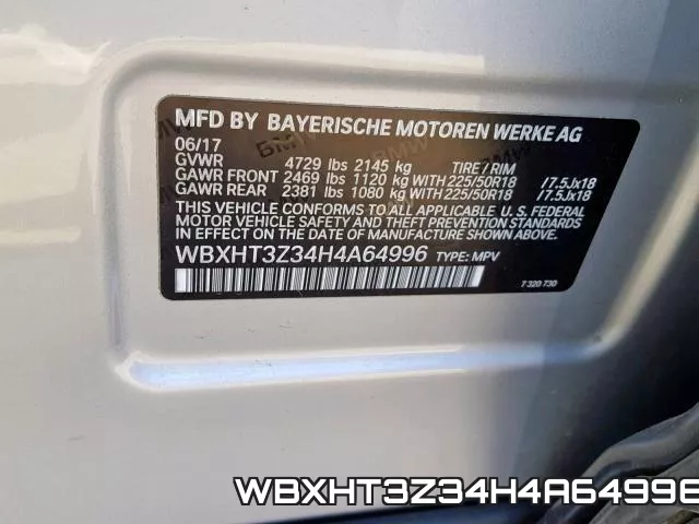 WBXHT3Z34H4A64996