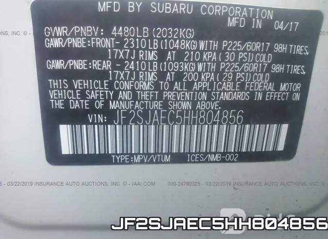 JF2SJAEC5HH804856