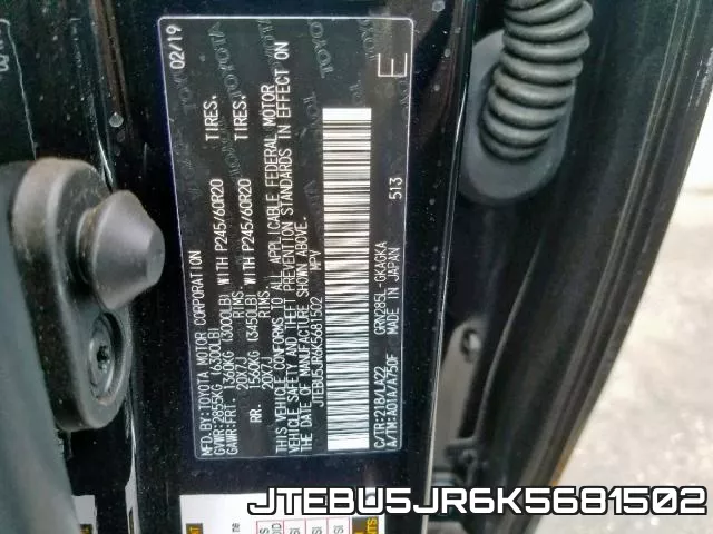 JTEBU5JR6K5681502