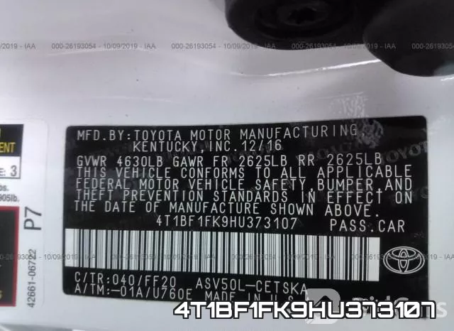 4T1BF1FK9HU373107