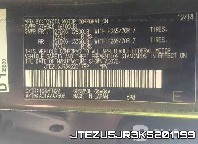 JTEZU5JR3K5201799