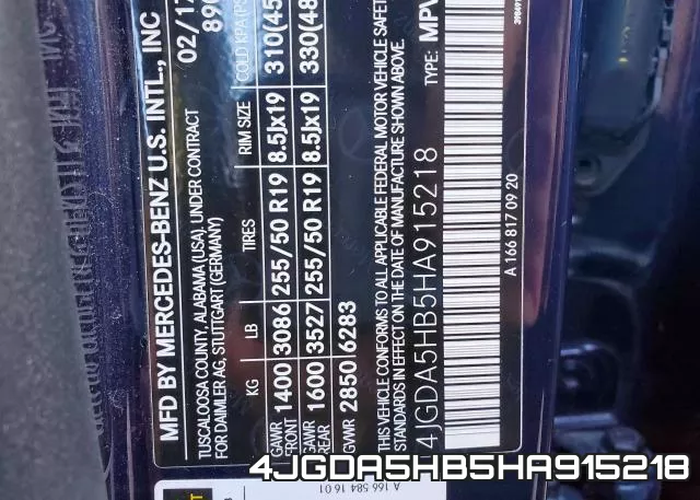 4JGDA5HB5HA915218