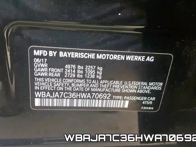 WBAJA7C36HWA70692