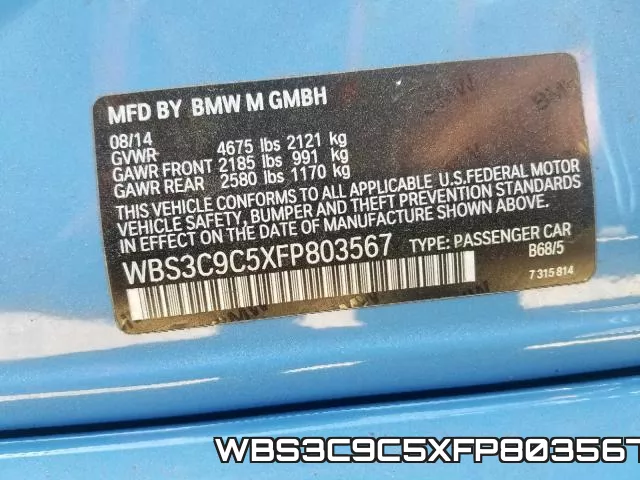 WBS3C9C5XFP803567