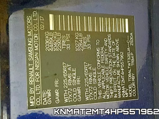 KNMAT2MT4HP557962