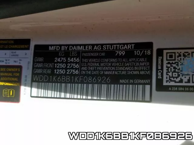 WDD1K6BB1KF086926