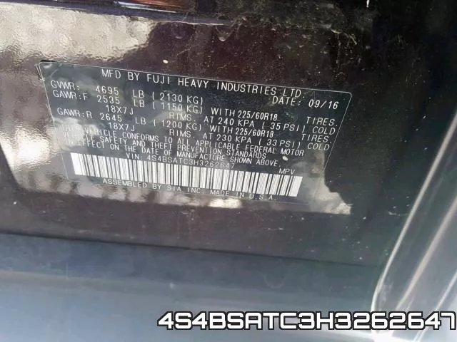 4S4BSATC3H3262647