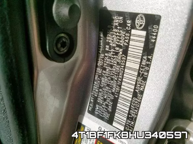 4T1BF1FK8HU340597