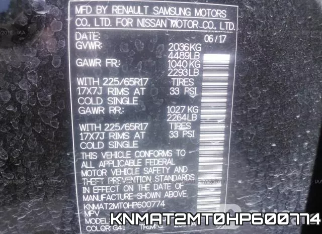 KNMAT2MT0HP600774