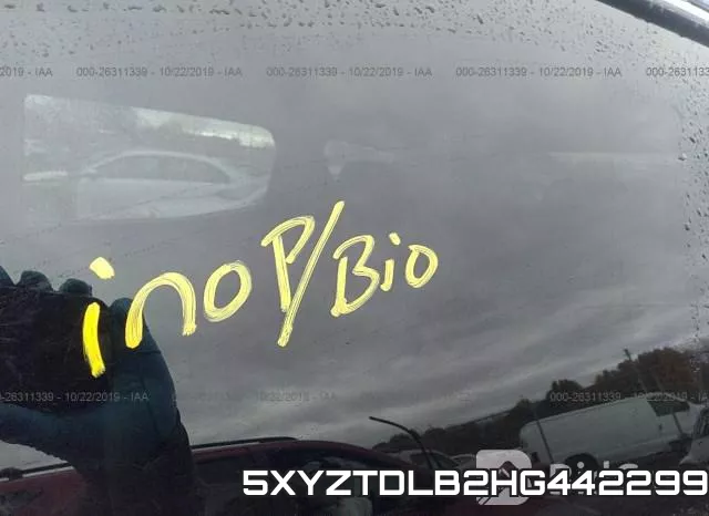 5XYZTDLB2HG442299