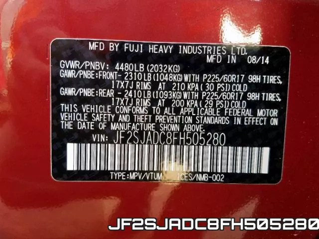 JF2SJADC8FH505280