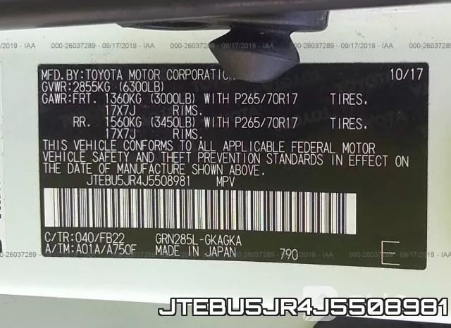 JTEBU5JR4J5508981