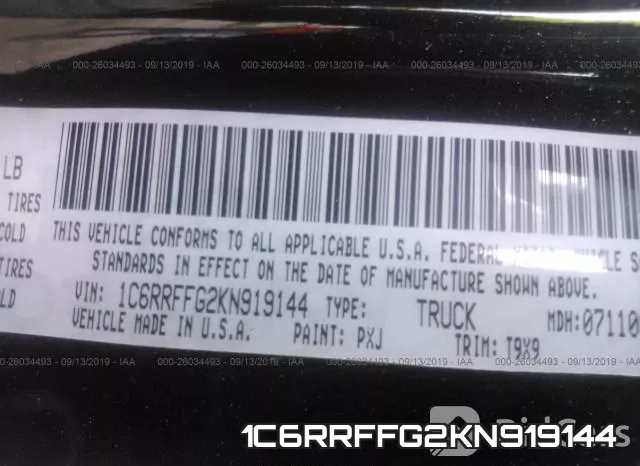 1C6RRFFG2KN919144