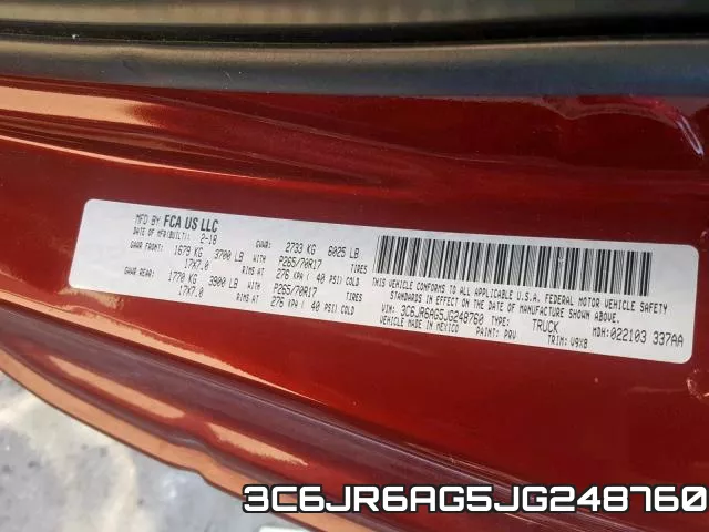 3C6JR6AG5JG248760