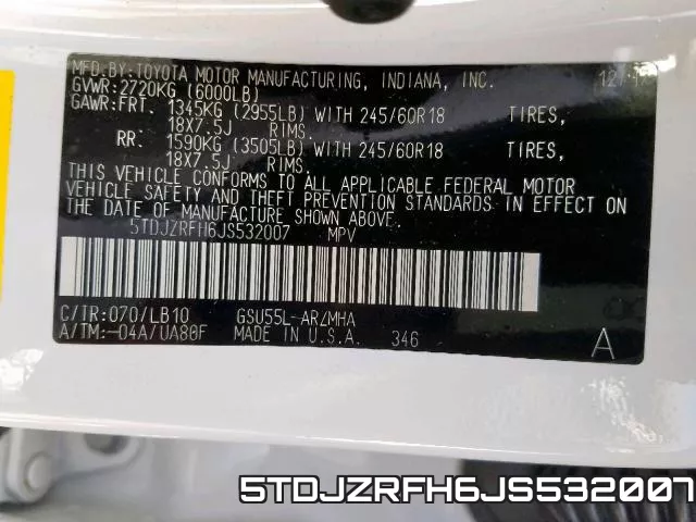 5TDJZRFH6JS532007