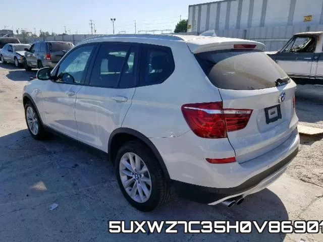5UXWZ7C35H0V86901
